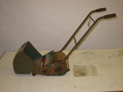 Appraisal: A Webb miniature lawnmower Just Like Dad's with roller cylinder