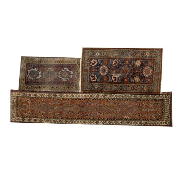 Appraisal: ORIENTAL AREA RUGS Three in assorted designs and sizes early