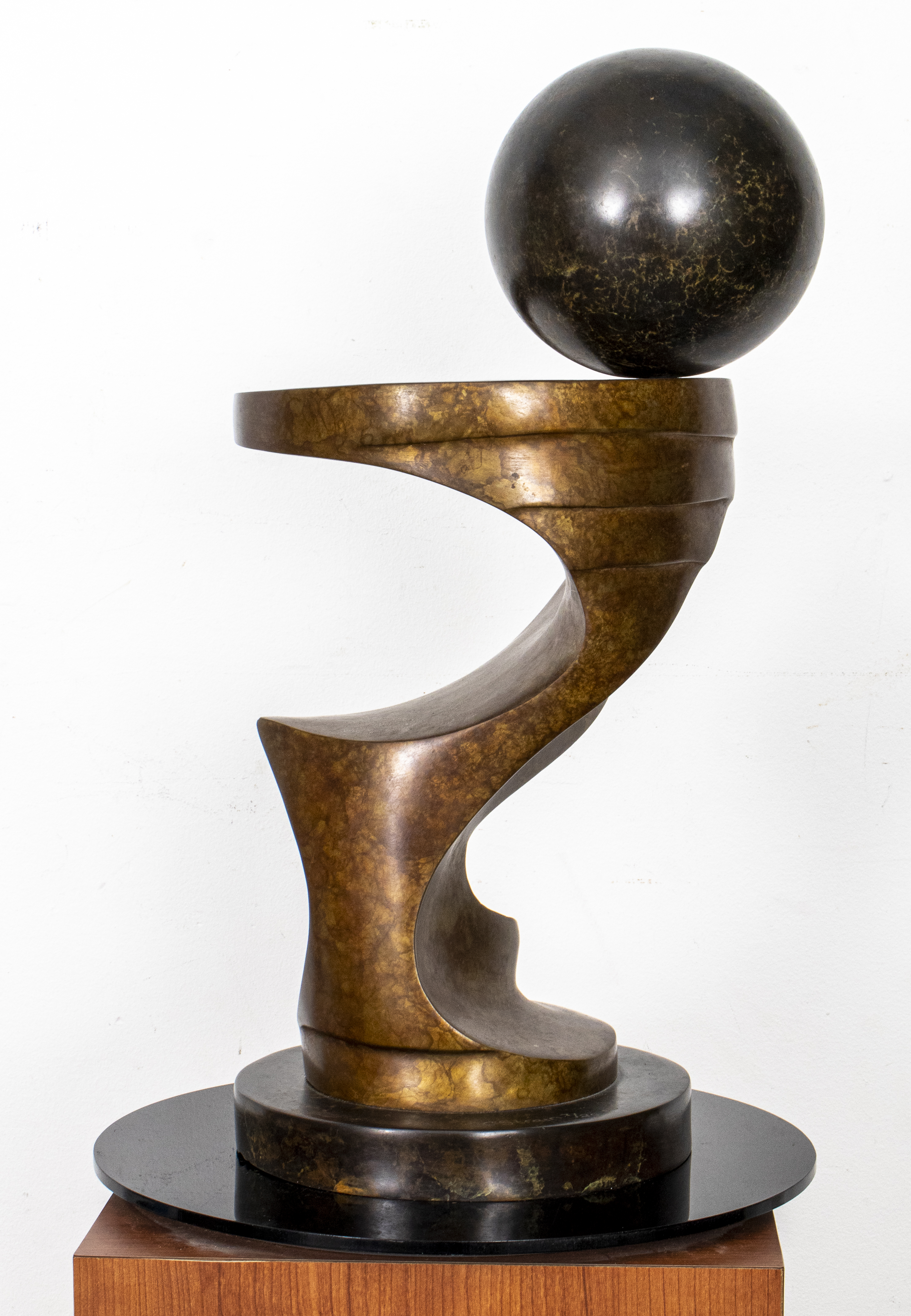 Appraisal: CHARLES STRAIN 'MOON IN SCORPIO' BRONZE SCULPTURE Charles Strain 'Moon