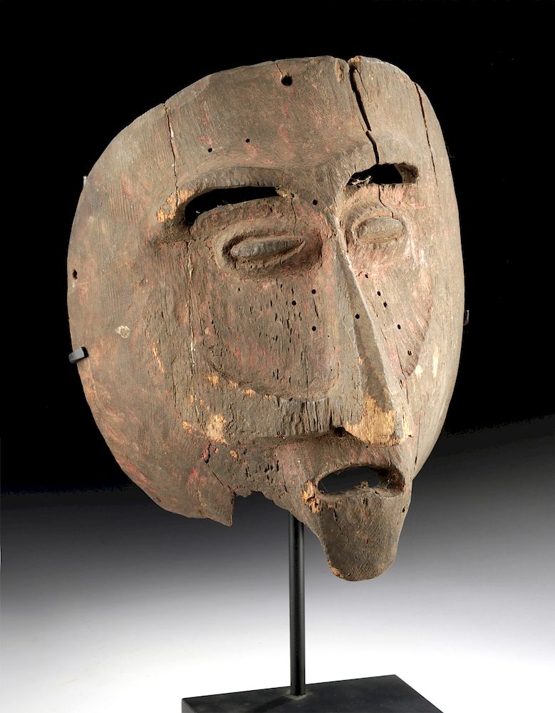 Appraisal: Early th C Pacific Northwest Coast Wood Mask Native American