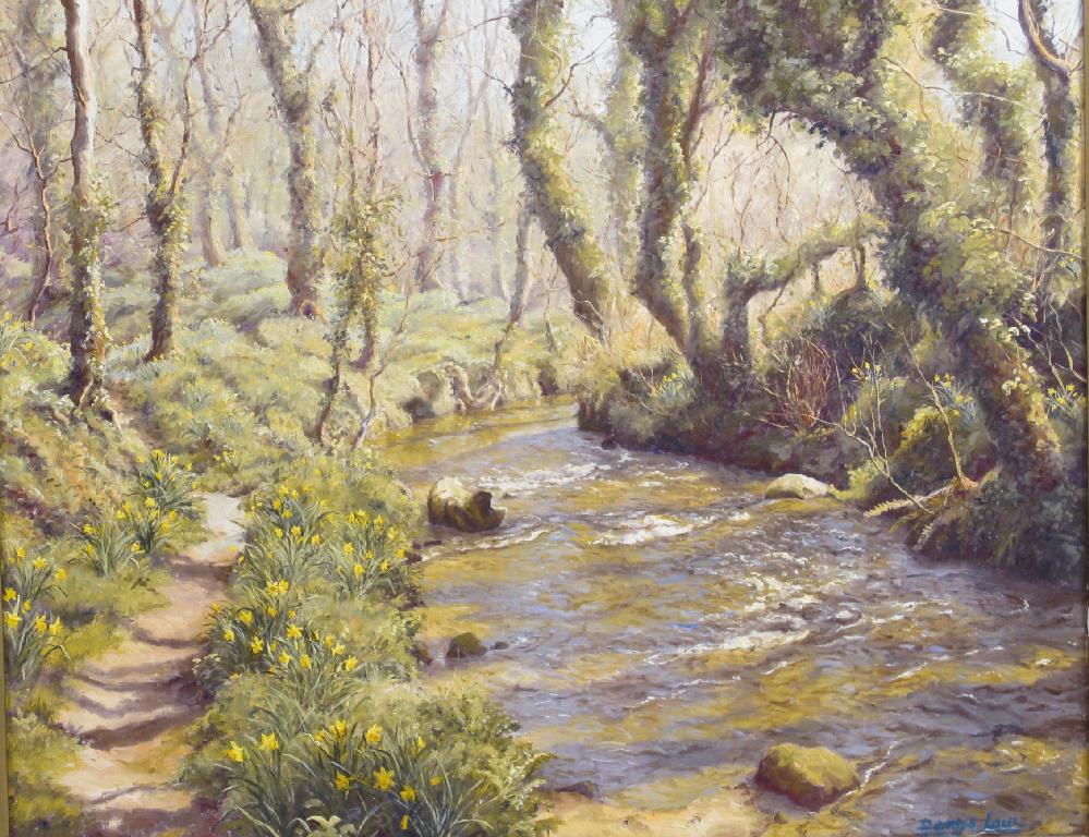 Appraisal: DENYS MAURICE ORLANDO PRIDEAUX LAW - Lamorna Stream in Daffodil