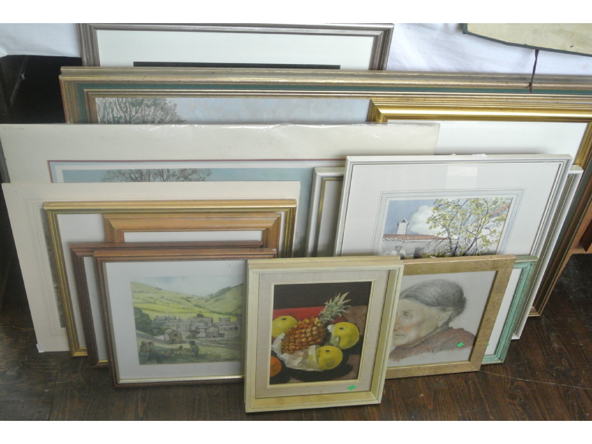 Appraisal: A quantity of pictures by John Preece Fosseway Artists including