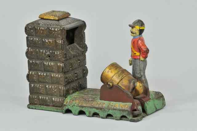 Appraisal: ARTILLERY MECHANICAL BANK UNION Shepard Hardware Co designed by Charles