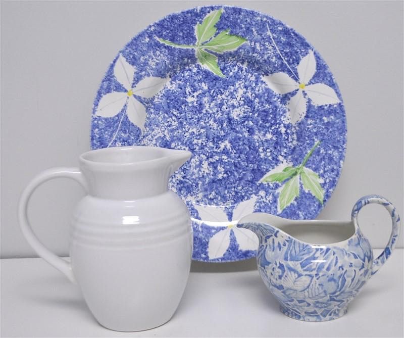 Appraisal: pc LE CREUSET - POOLE POTTERY - BURLEIGH A pc