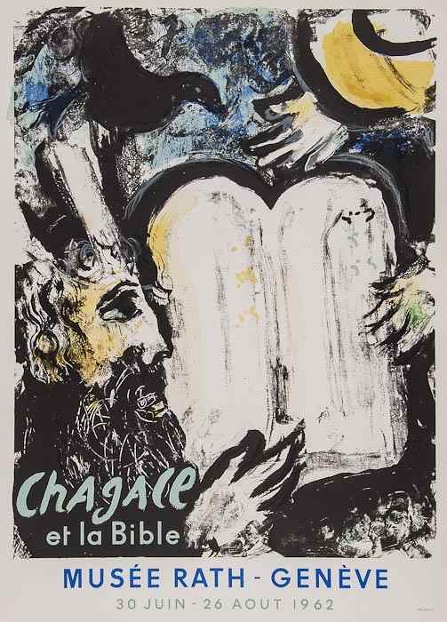 Appraisal: Marc Chagall - after Moise et Les Tables de la