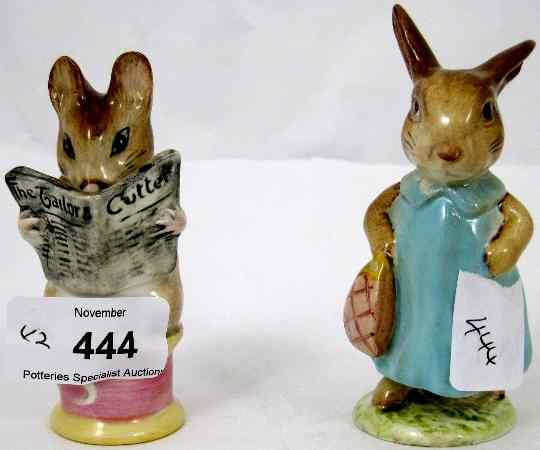 Appraisal: Beswick Beatrix Potter Figures Mrs Flopsy Bunny And Tailor of