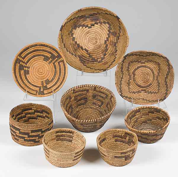 Appraisal: Collection of Pima and Tohono O'odham Baskets lot of all