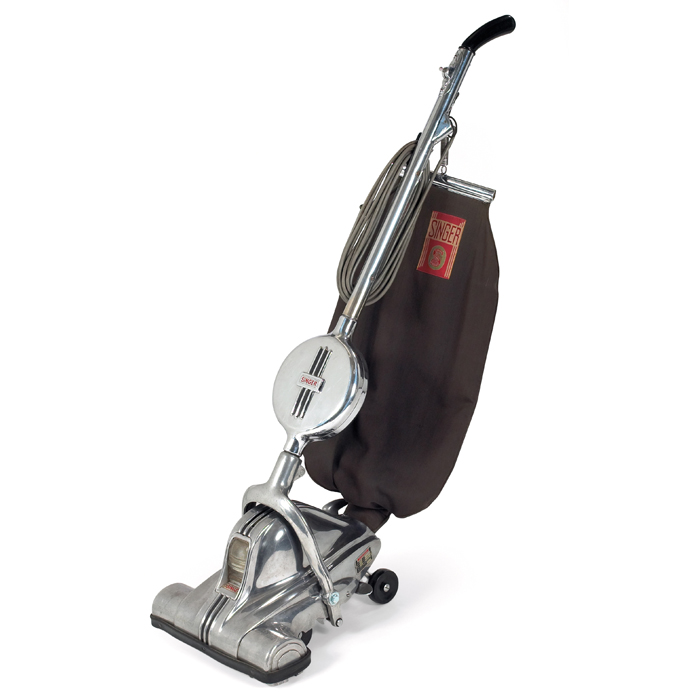 Appraisal: Malcolm S Park ''Singer Deluxe'' vacuum cleaner by Singer polished