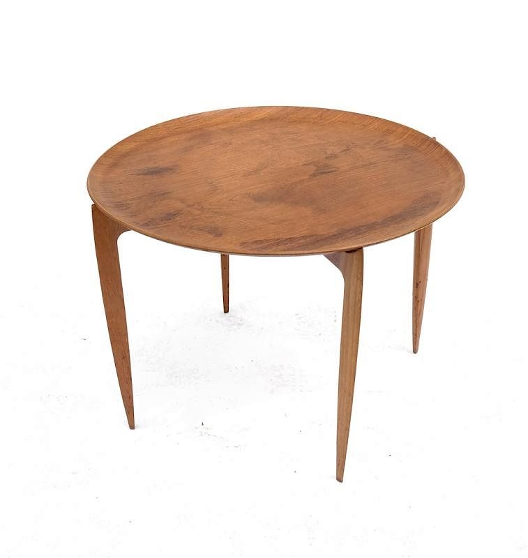 Appraisal: Danish Modern Teak Tray Table Danish modern teak tray table