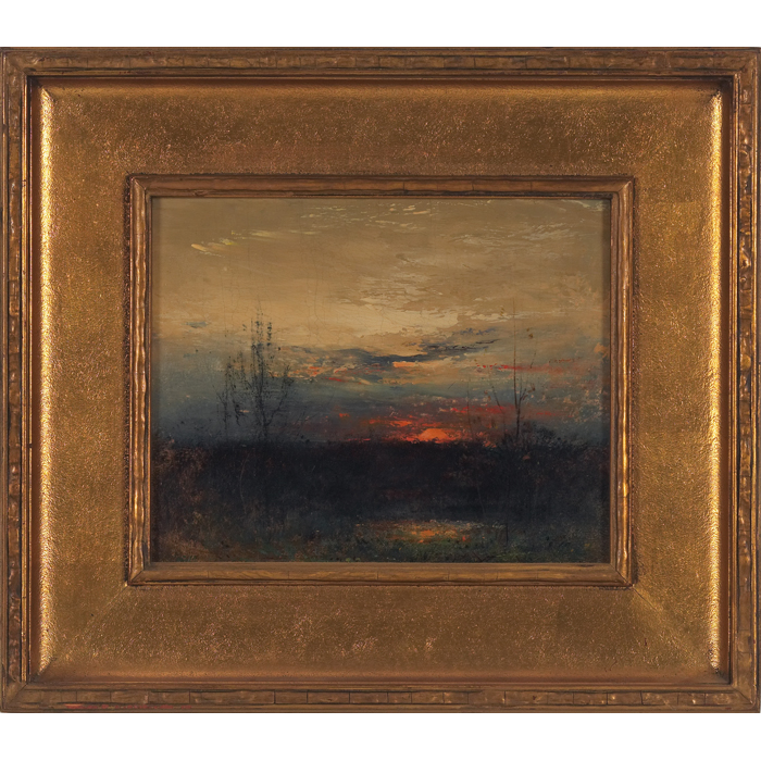 Appraisal: Felix Russman American - ''Sunset After Rain '' c oil