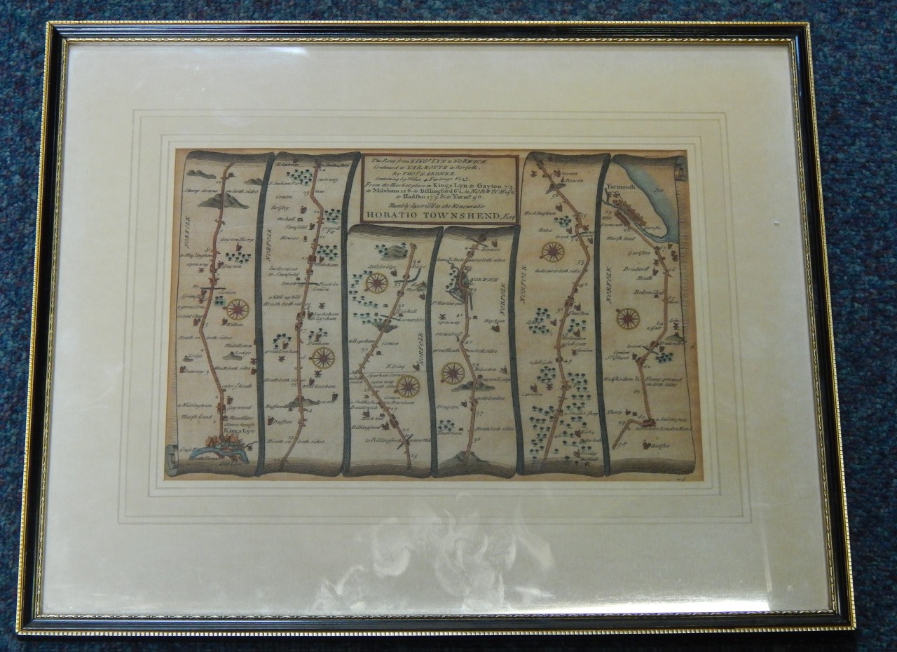 Appraisal: Thomas Gardener Horatio Townshend map plan The Road from Kings