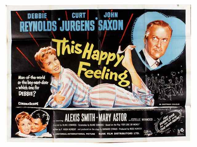 Appraisal: THIS HAPPY FEELING Universal International comedy starring Debbie Reynolds British