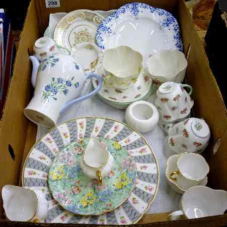 Appraisal: A collection of various Shelley China to include Plates and