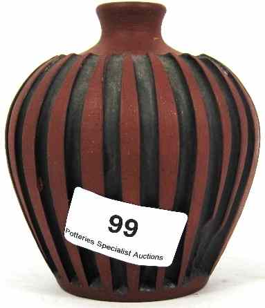 Appraisal: Poole Pottery Studio vase signed JH height cm