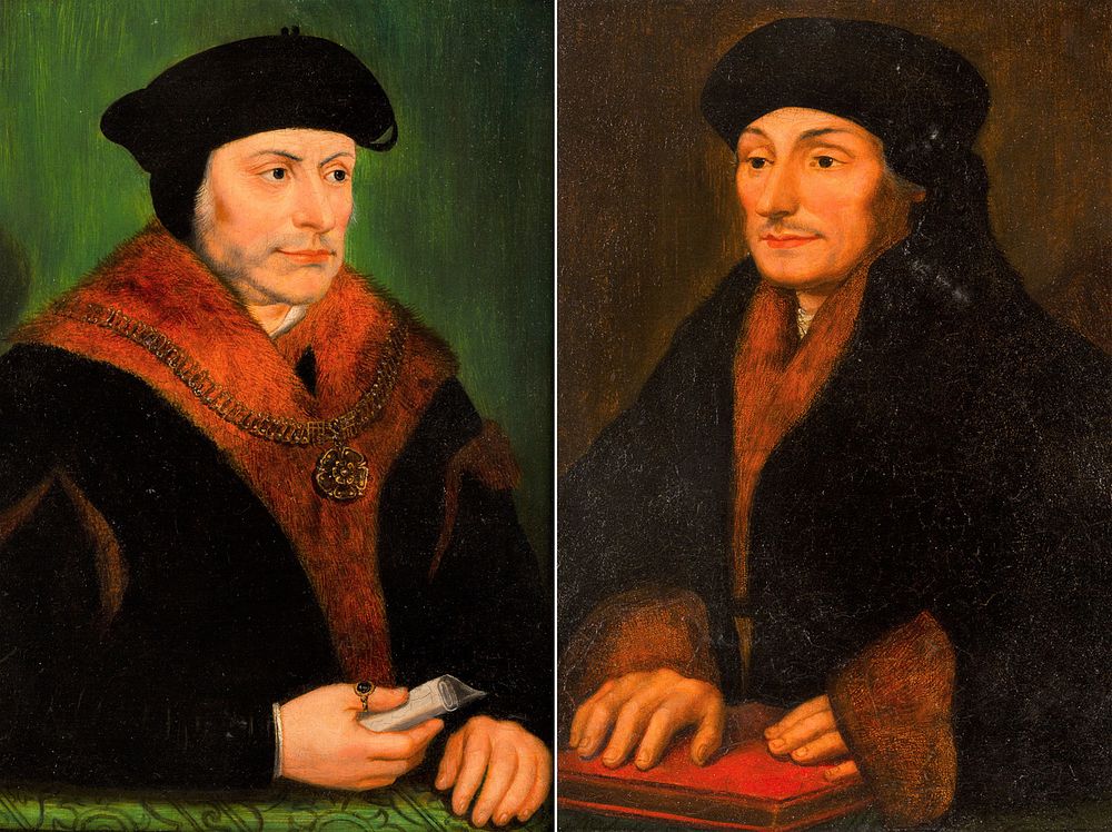 Appraisal: A PAIR OF PORTRAITS AFTER HANS HOLBEIN THE YOUNGER GERMAN