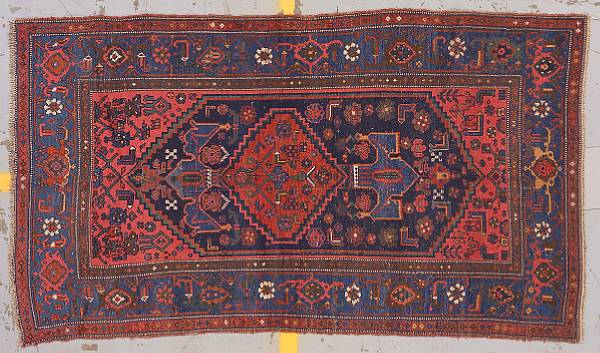 Appraisal: A Kurdish rug circa Northwest Persia size approximately ft in