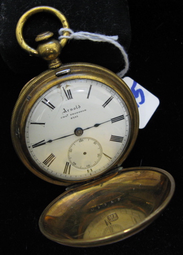 Appraisal: AN ENGLISH HUNTER CASE POCKET WATCH Charles Frodsham watch maker