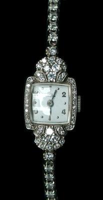 Appraisal: Lady's diamond wristwatch Lady Hamilton full cut and single cut