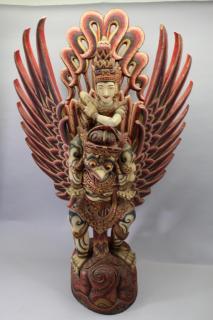 Appraisal: th C Carved Thai Garuda th C Carved Thai Garuda