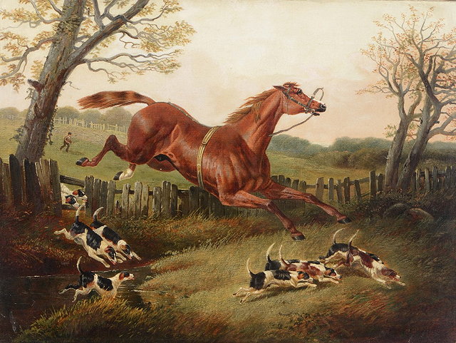 Appraisal: CIRCLE OF JOHN FREDERICK HERRING - A loose horse and