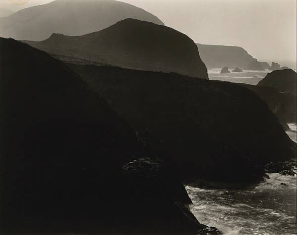 Appraisal: Edward Weston American - Rocks at Deserted Landing Gelatin silver