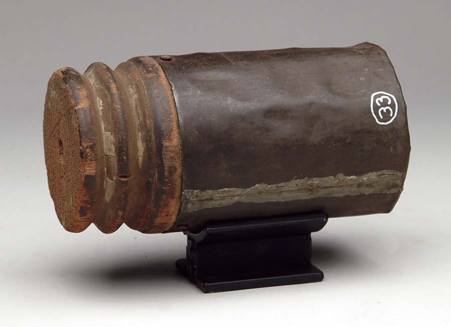 Appraisal: CS -POUNDER SMOOTHBORE CANISTER Non-excavated and one of the finest