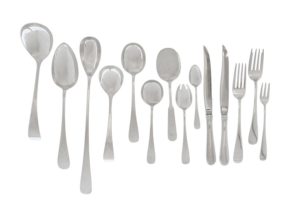 Appraisal: An American Arts Crafts Silver Flatware Service An American Arts