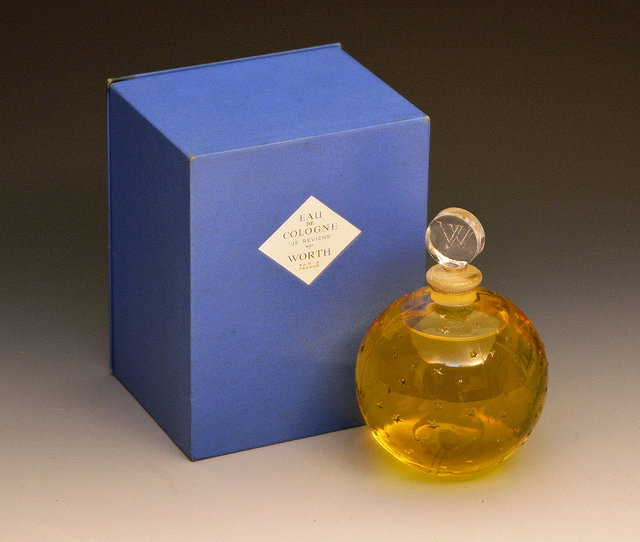 Appraisal: A cased Worth bottle of eau de cologne perfume still