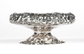 Appraisal: A Rogers Wendt coin silver center bowl Circa - Boston