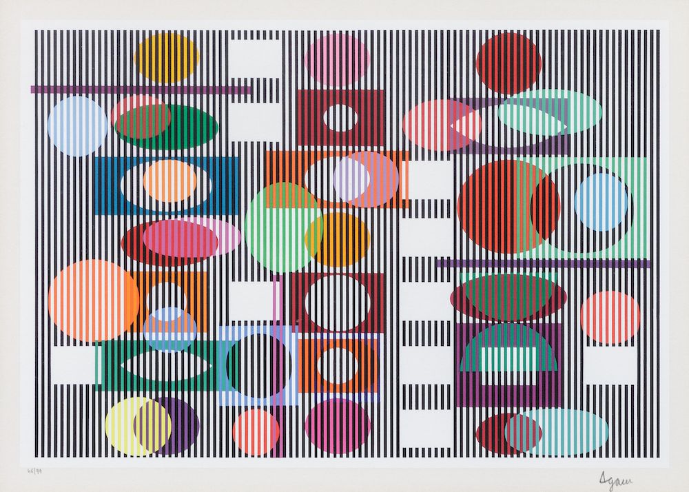 Appraisal: Yaacov Agam Israeli b Untitled Yaacov Agam Israeli b Untitled