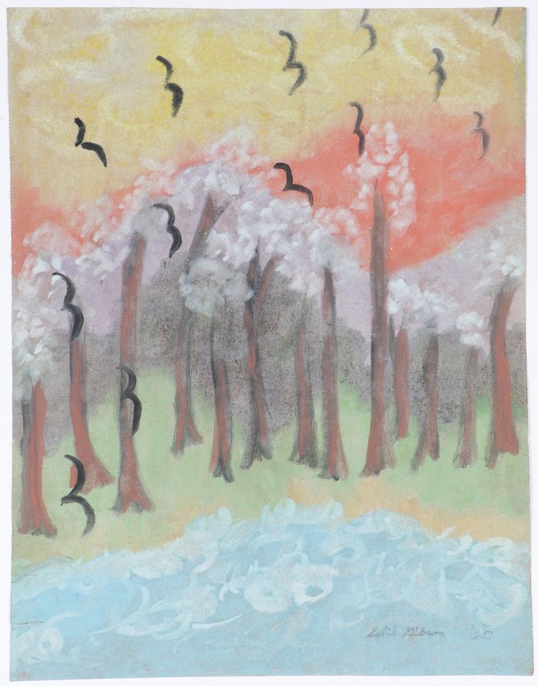 Appraisal: Sybil Gibson - The Birds Suddenly Spring Up '' x