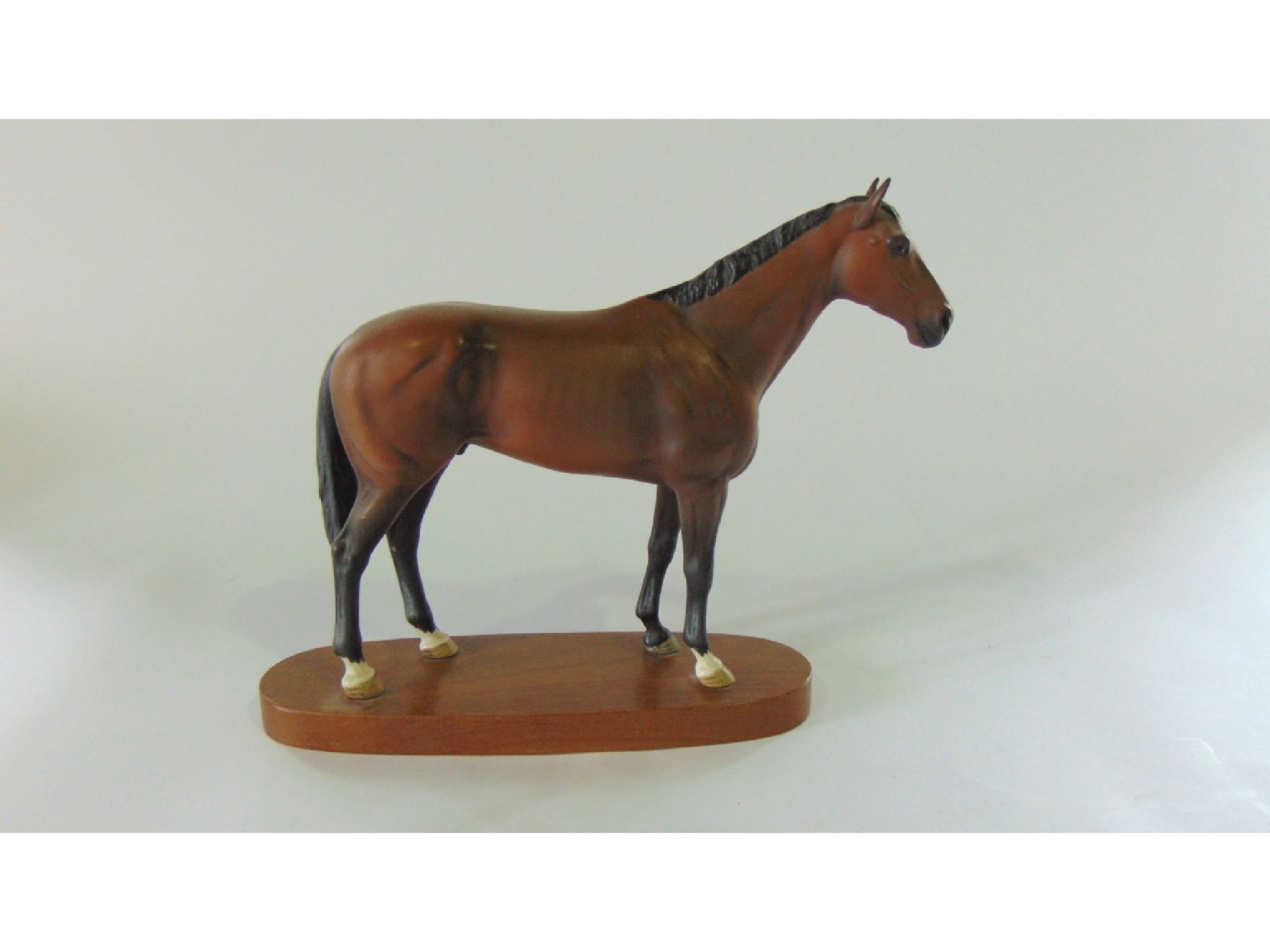 Appraisal: A Beswick matt glazed model of Nijinsky winner of the