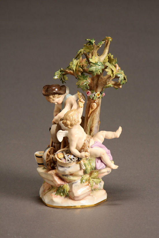 Appraisal: Lot Property of Various Owners Meissen Figural Group of Two