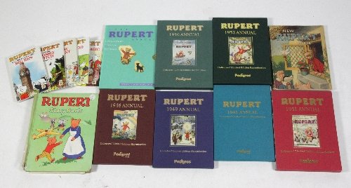 Appraisal: Rupert Bear A quantity of reproduction Rupert Annuals and sundry