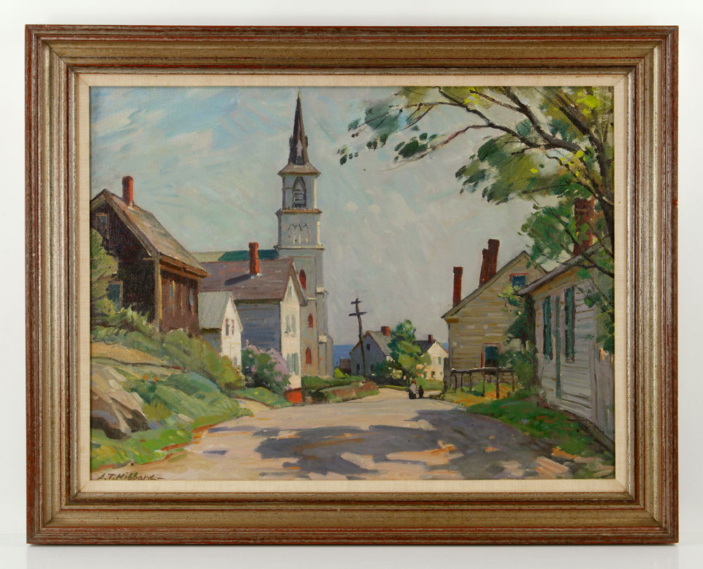 Appraisal: - Hibbard Rockport Scene O B Aldro Hibbard American -