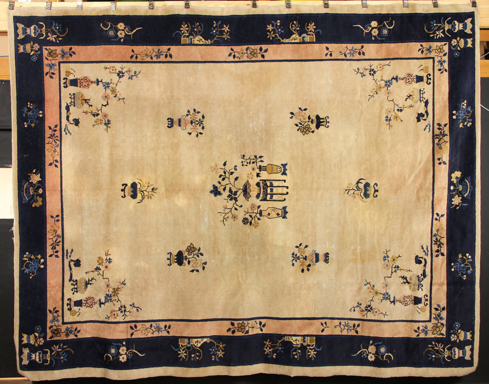 Appraisal: - Early th C Chinese Peking Carpet Chinese Peking carpet