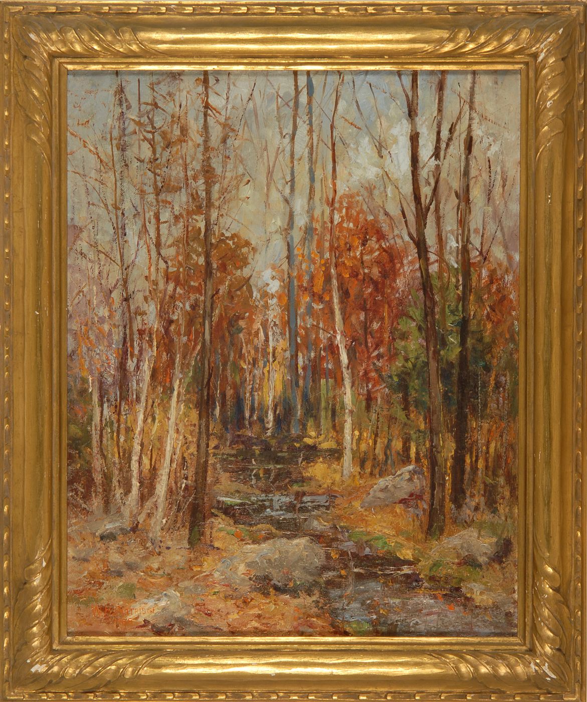 Appraisal: WILLIAM H PARTRIDGEAmerican - Fall landscape Signed lower left W