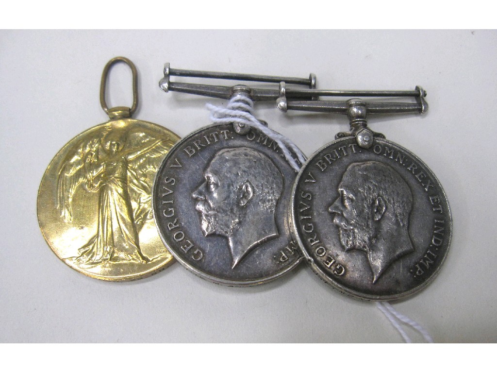 Appraisal: Lot comprising two WWI war medals to PTE M Anderson