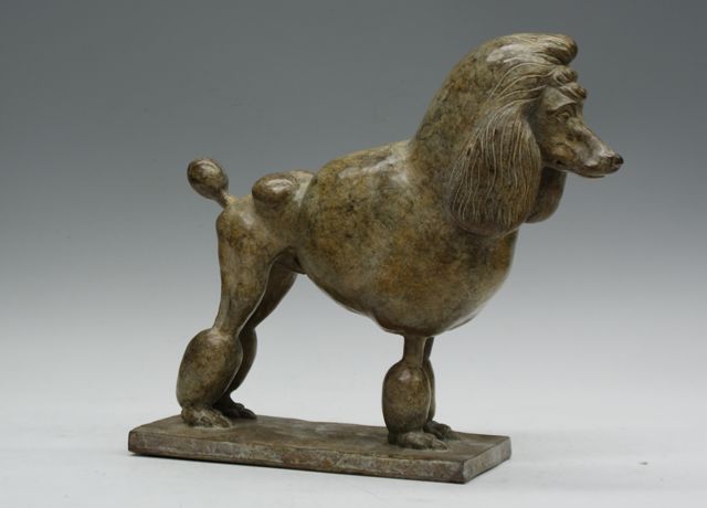 Appraisal: Barbara Tribe - Poodle bronze inscribed 'Barbara Tribe ' length