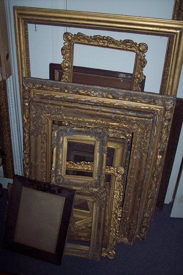 Appraisal: Sundry frames carved gilt wood etc