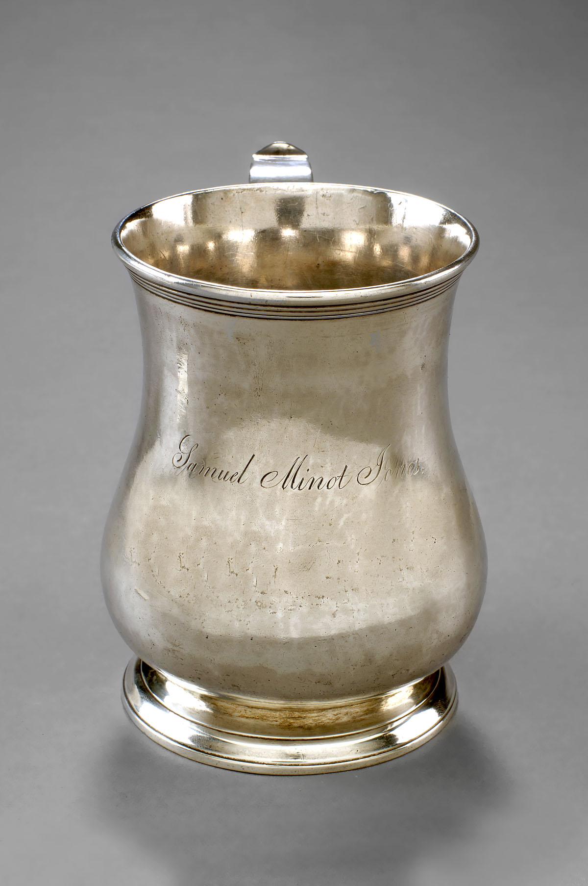 Appraisal: AMERICAN SILVER CANN SAMUEL MINOTT BOSTON MASSACHUSETTS CIRCA Of baluster