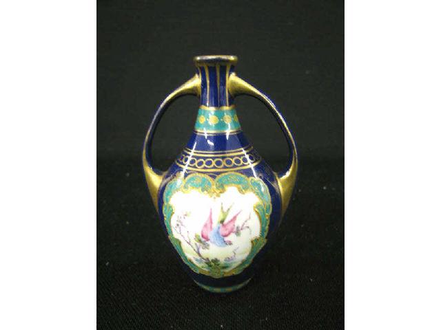 Appraisal: Cauldon English Porcelain Vase fine handpainted scene titled Lock Awe