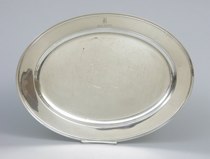 Appraisal: Gorham Sterling Oval Platter Oval sterling platter monogrammed on edge