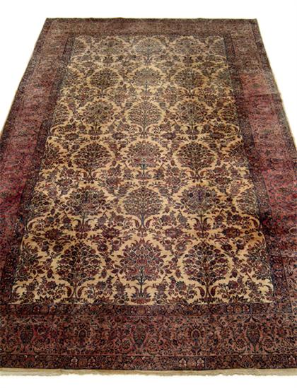 Appraisal: Sarouk carpet west persia circa ft in x ft -