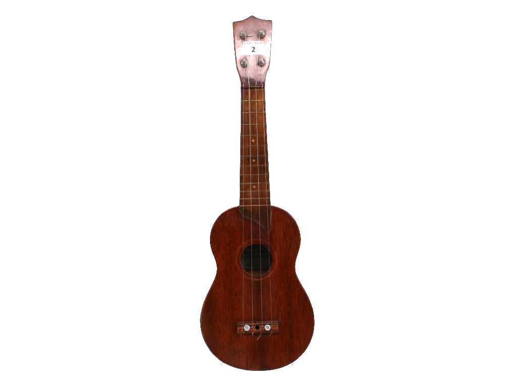 Appraisal: Ukulele labelled Artist Ukulele by Roberti no a f