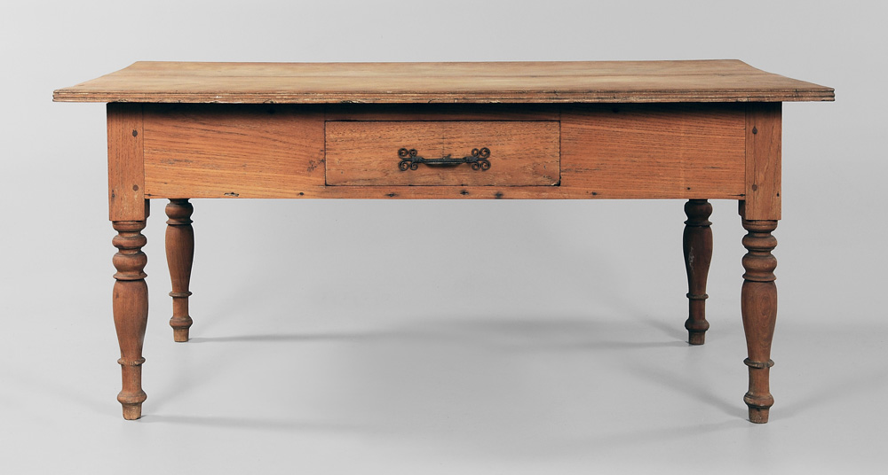 Appraisal: British-Colonial Tavern Table possibly Caribbean th century teak throughout highly