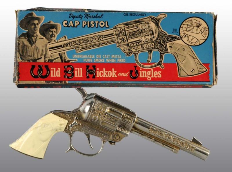 Appraisal: Wild Bill Hickok Jingles Toy Cap Gun Description Includes original