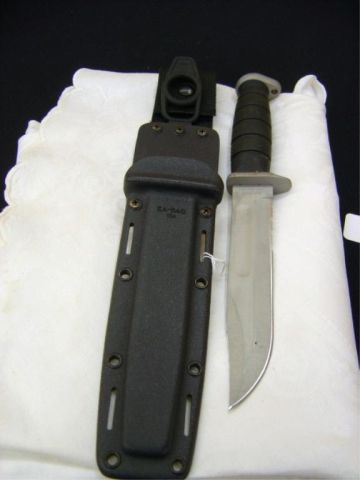 Appraisal: KA - BAR KNIFE W SHEATH