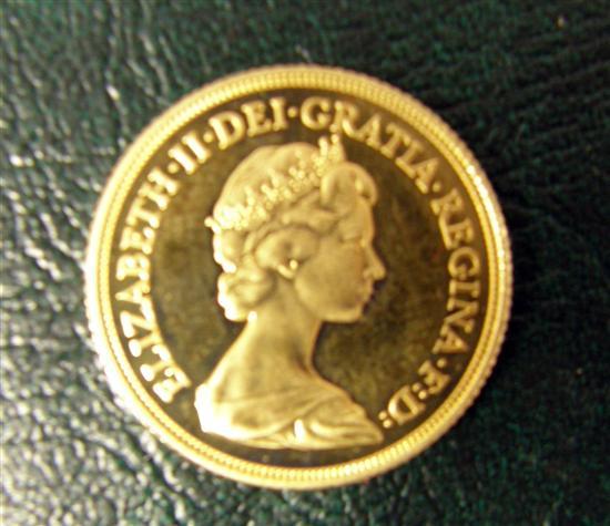 Appraisal: Gold sovereign