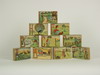 Appraisal: BLOCKS - Complete lot of ten paper lithograph on wood